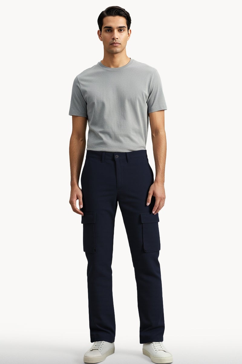 فرنش كونكشن بنطلون كارغو رجالي أزرق داكن من فرينش كونكشن - Image 4