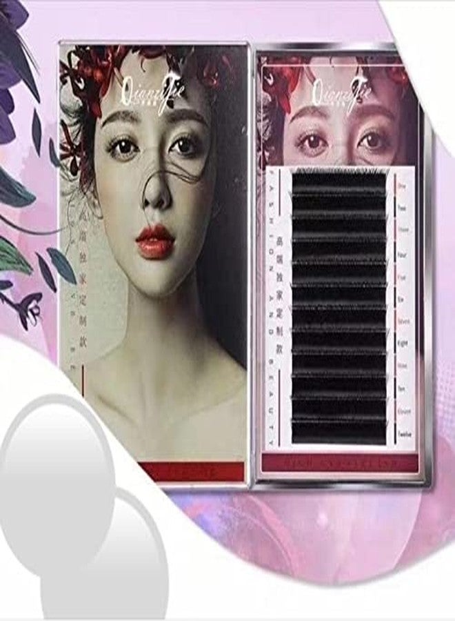 بيد وصلات رموش BID متعددة الأحجام، رموش جاهزة مجمعة مسبقًا (13 مم، انحناء 0.05 D) - Image 4