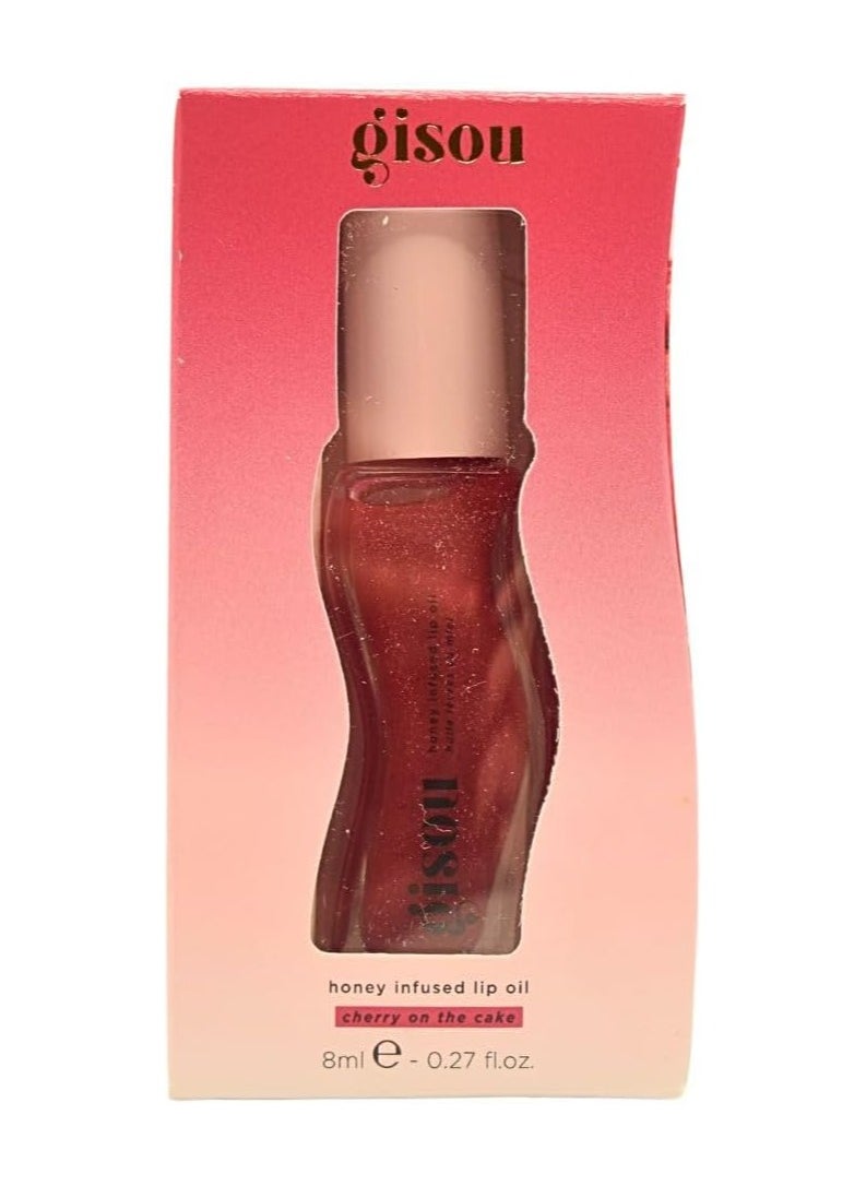 Gisou Gisou Honey Infused Lip Oil - Limited Edition - Cherry on the Cake, 8ml  - Image 1
