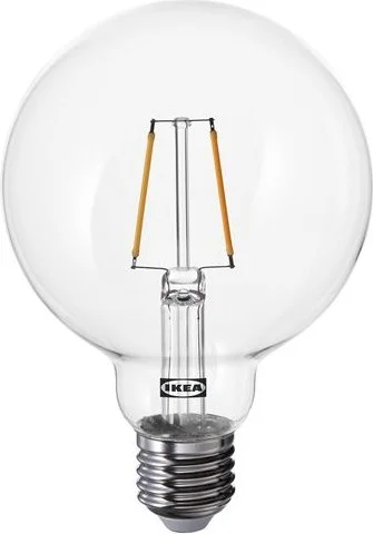 Ikea Lunnom LED Bulb E27, Light Color: Warm Light (2200 Kelvin), 150 Lm