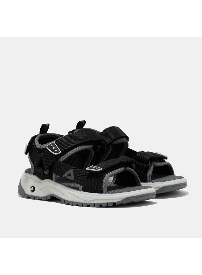 AMICA Boys Sandals, Adjustable Velcro Straps, Anti-Slip, Black Grey - Image 3