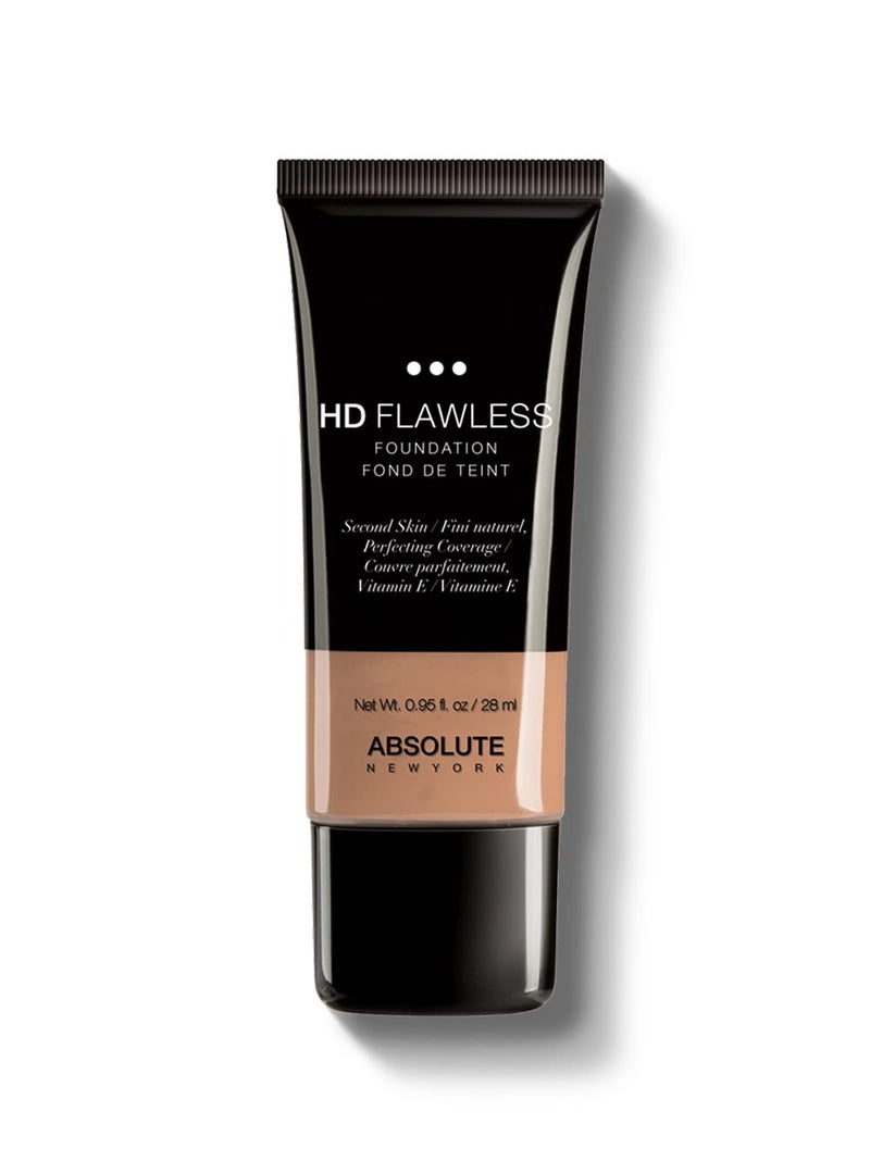 Absolute New York HD Flawless Fluid Foundation Lightweight and Buildable WaterBased Liquid Foundation Healthy Radiance To The Skin AHDF05 Honey 95 fl oz