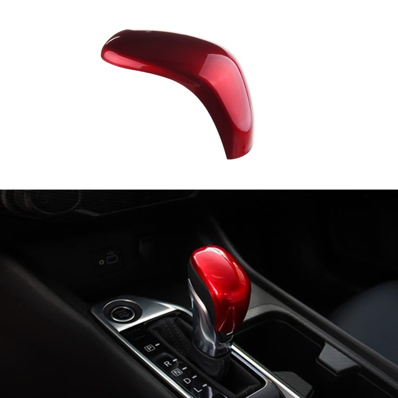 ANFOKAS Compatible with Nissan Sentra Altima 2025 2024 2023 2022 2021 2020 Accessories Car Center Console Gear Panel Gear Shift Knob Cover Trim Cap Red - Image 2