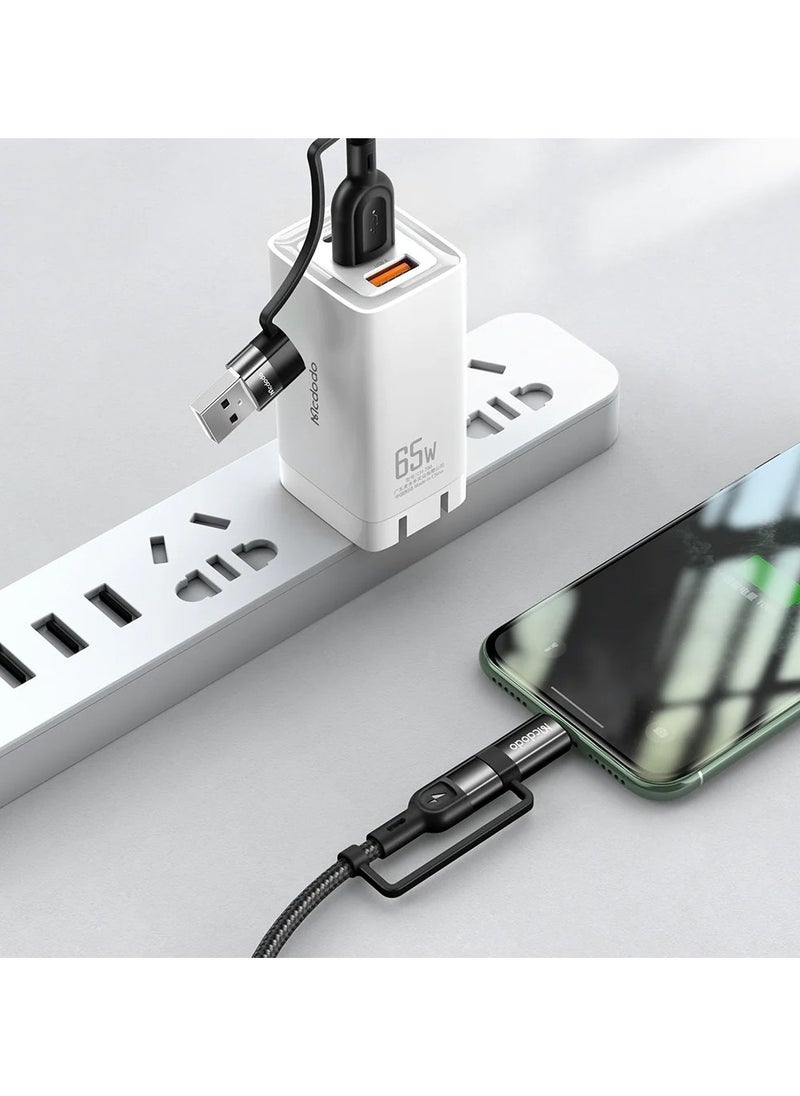 Mcdodo - Cable 4 in 1 PD Fast Charge Data 1.2m - Image 1
