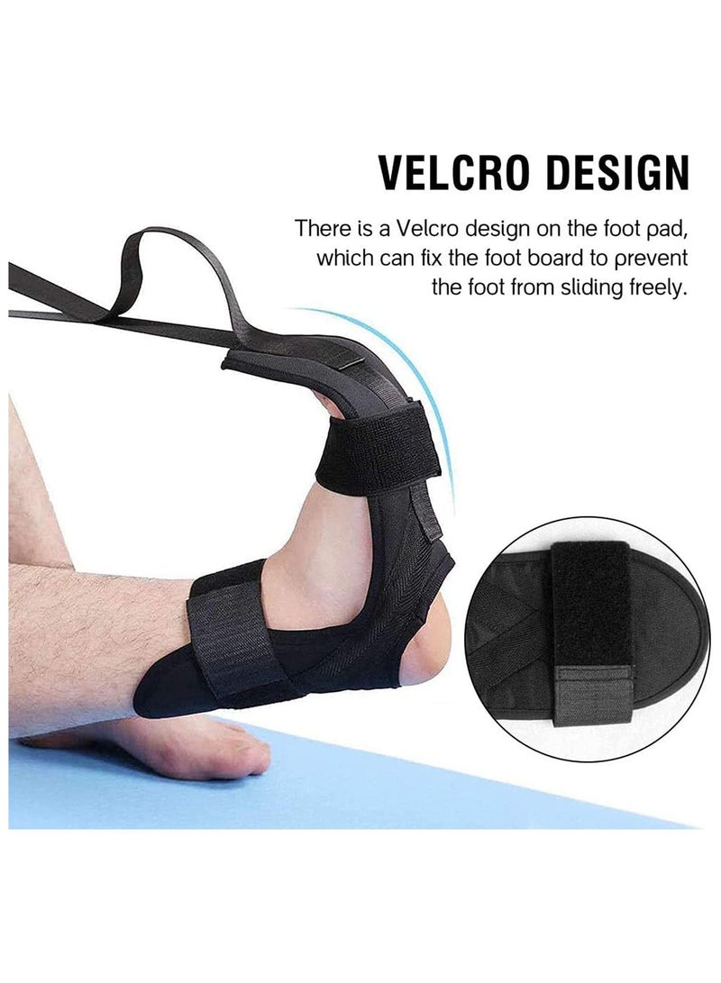Excefore Yoga Stretch Belt, Ligament Training Strap Belt, Multi Loops Adjustable Yoga Stretching Strap with loops Ligament Stretch Band for Sports Yoga Practice Pilates Exercise Physical Therapy  - Image 2
