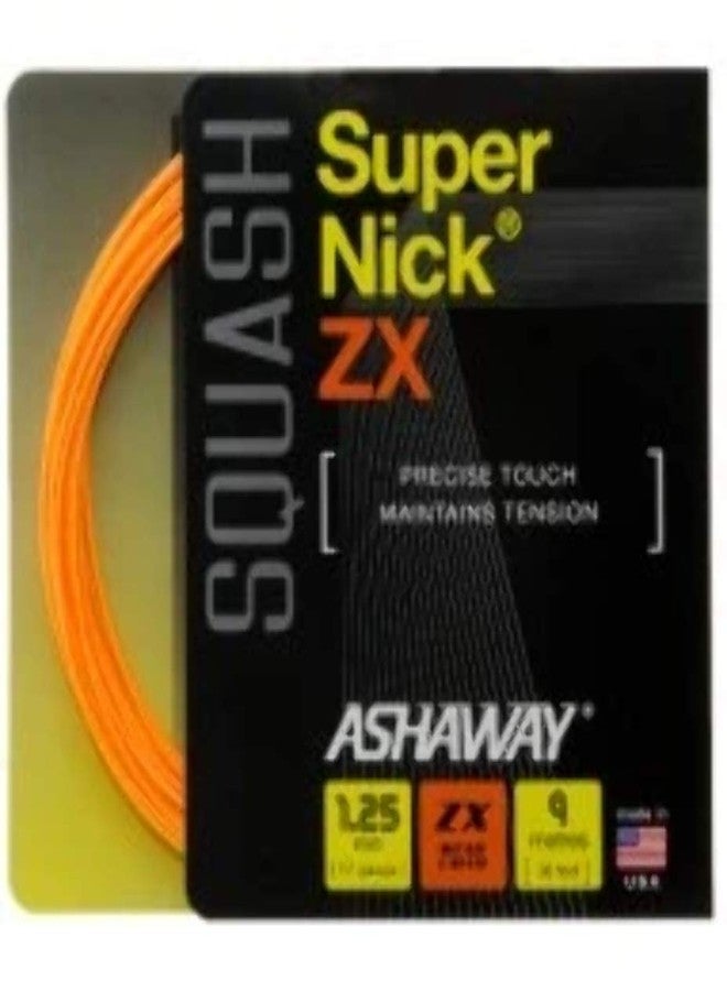ASHAWAY Supernick ZX Squash String (1 Set) 17 Gauge