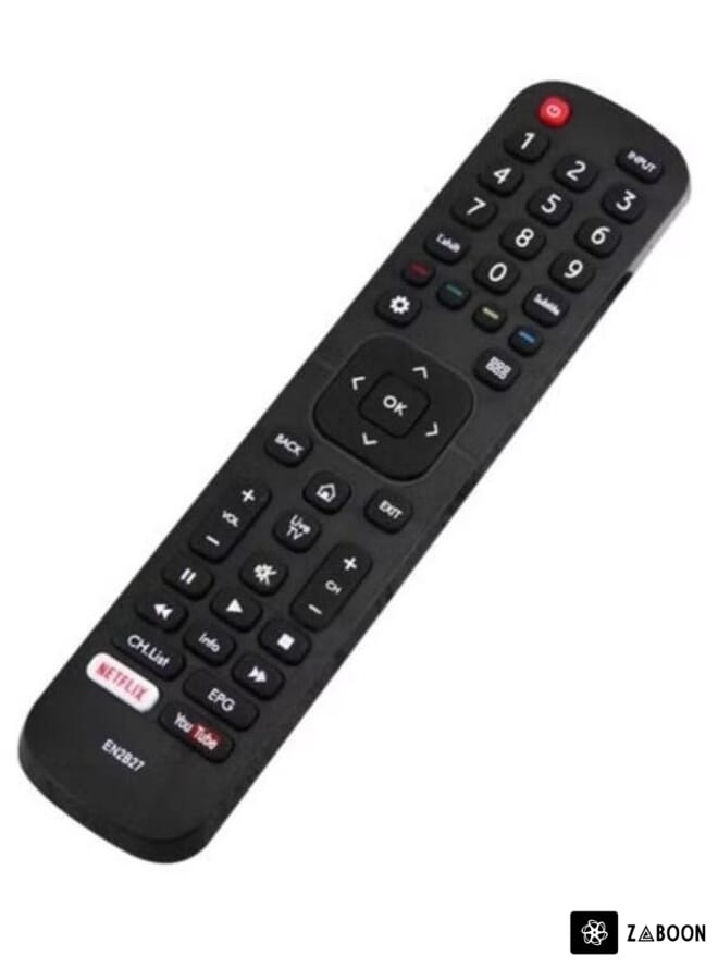 Zaboon Remote Control Replacement For Hisense TVs Black