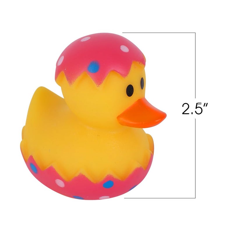 ArtCreativity 2.5 Inch Easter Rubber Ducks for Kids - Pack of 12 Assorted Styles Mini Easter Ducks, Fun Egg Hunt Surprise Toys, Easter Party Favors, Jeep Ducks, and Easter-Themed Bath Toys for Kids - Image 3