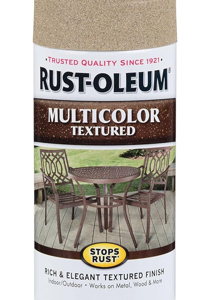Rust-Oleum Stops Rust Multi-Color Textured Spray Paint, 12 oz, Desert Bisque - Image 1
