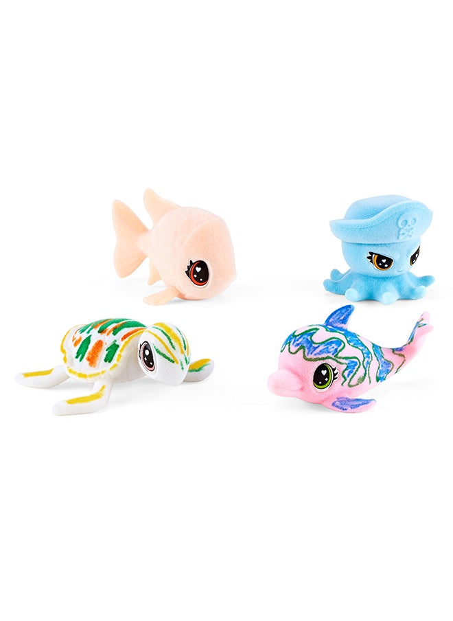 Scribble Scrubbie Glow Lagoon Pets, Sea Animal Toys