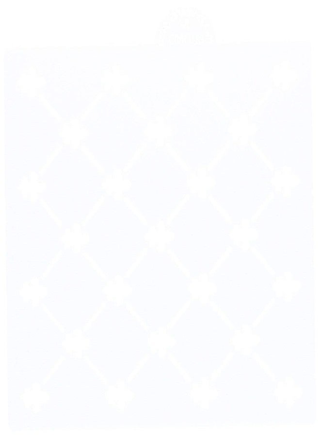 Designer Stencils Mini Fleur de Lis Allover Pattern Cookie and Craft Stencil CM006 by Designer Stencils - Image 4