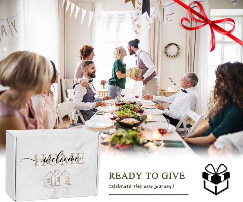 YLOVAN House Warming Gifts New Home (11 Piece Set), Unique Housewarming Baskets for Couples, Clients, Women, Men, Closing Gift for Home Buyers Realtors, Welcome First Apartment Essentials Ideas - Image 5