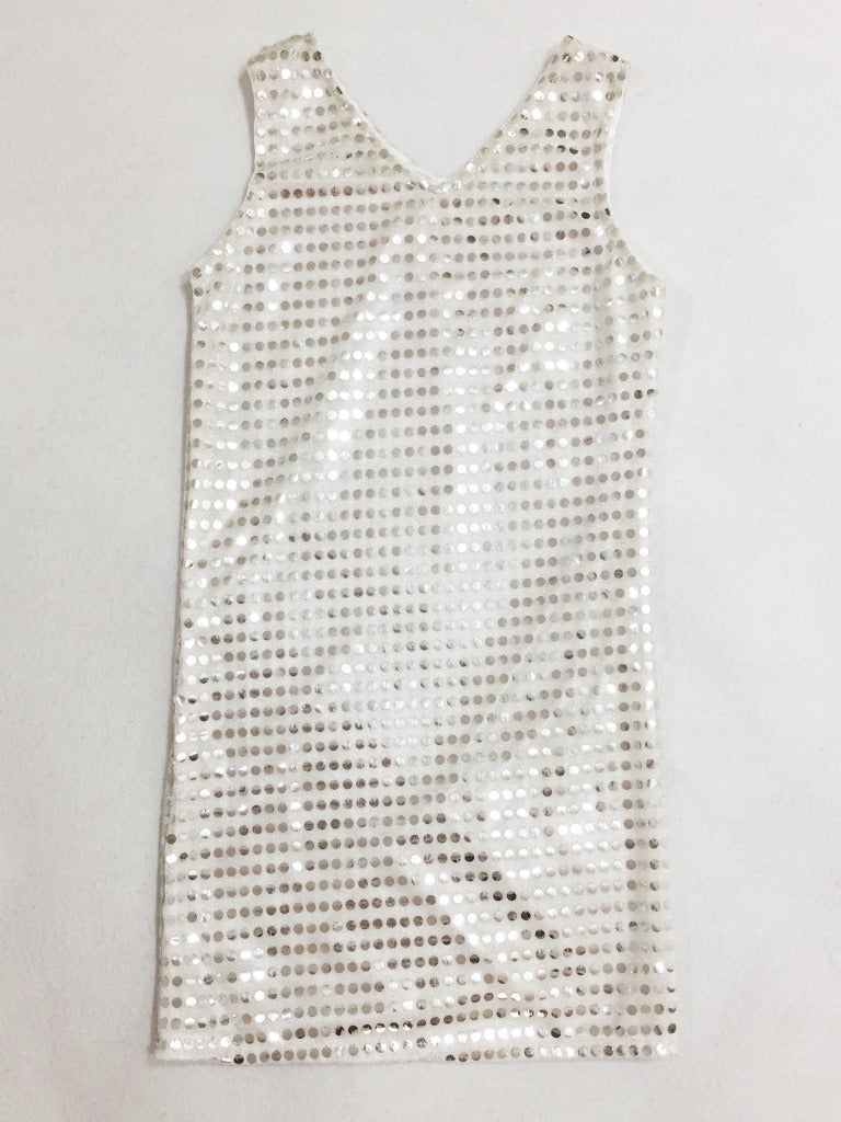 Elastic Sequined Pointed Collar V-Neck Pullover 8-Color Solid Color Performance Baby Girl Dress Slim-Fit Performance Dress - Image 3