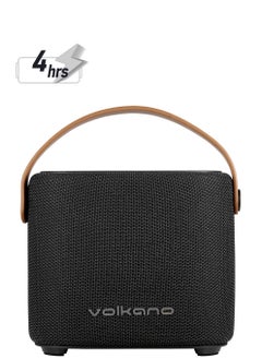 Volkano Volkano Flame Series Bluetooth Speaker With Sunset Lamp Projector-Black  - Image 1