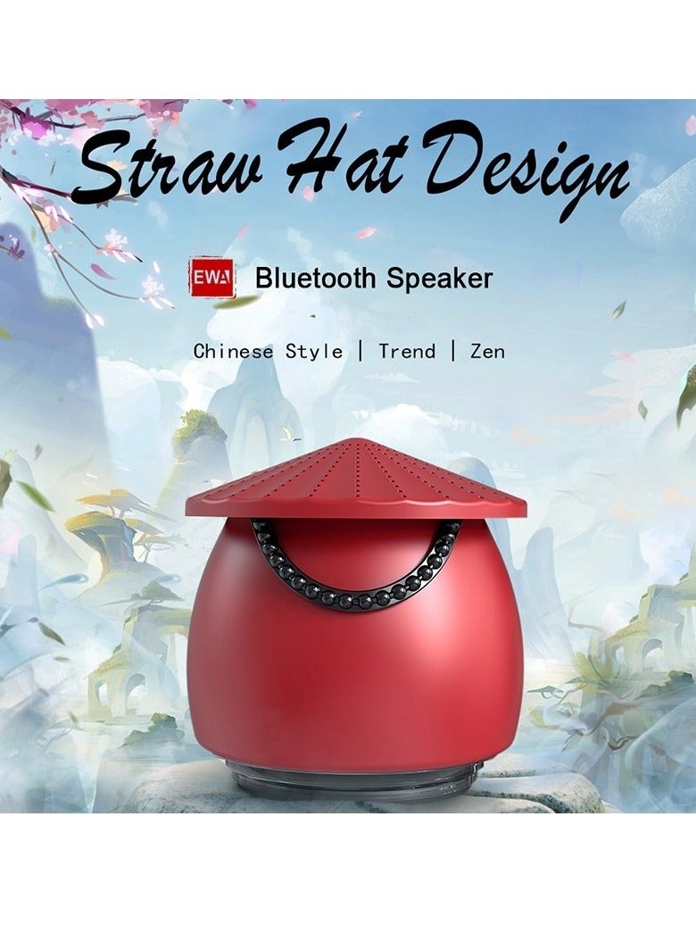 EWA A123 Portable Mini Speaker Chinese Style Bluetooth Speaker (Silver) - Image 2