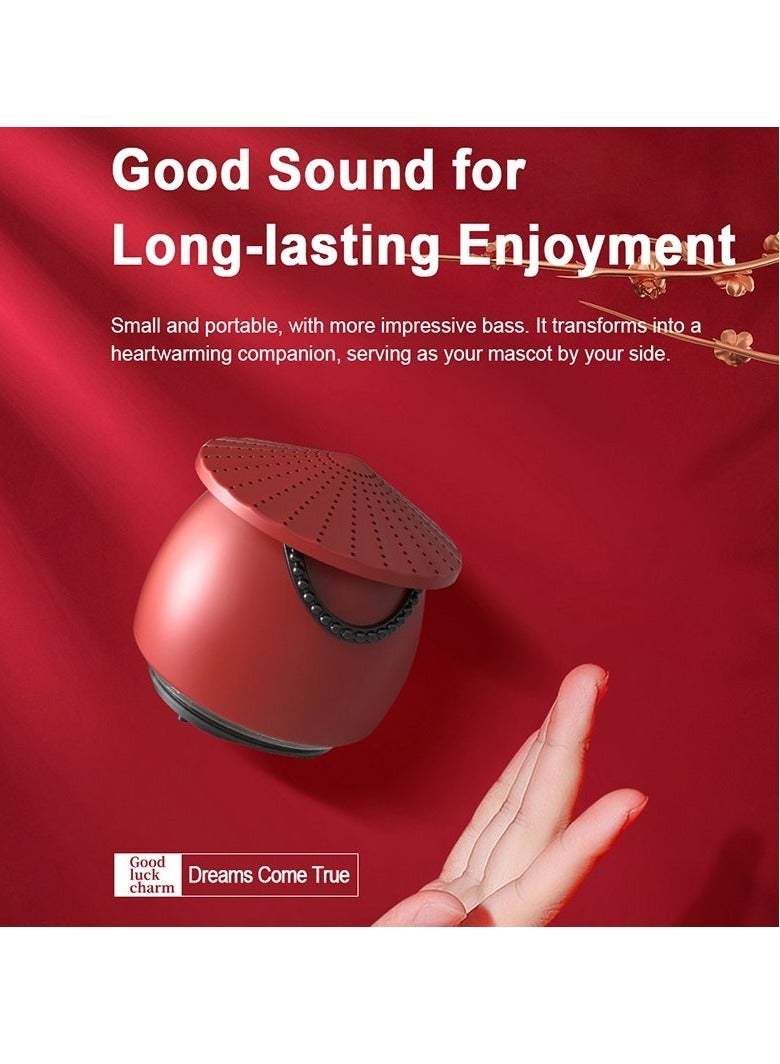 EWA A123 Portable Mini Speaker Chinese Style Bluetooth Speaker (Silver) - Image 5