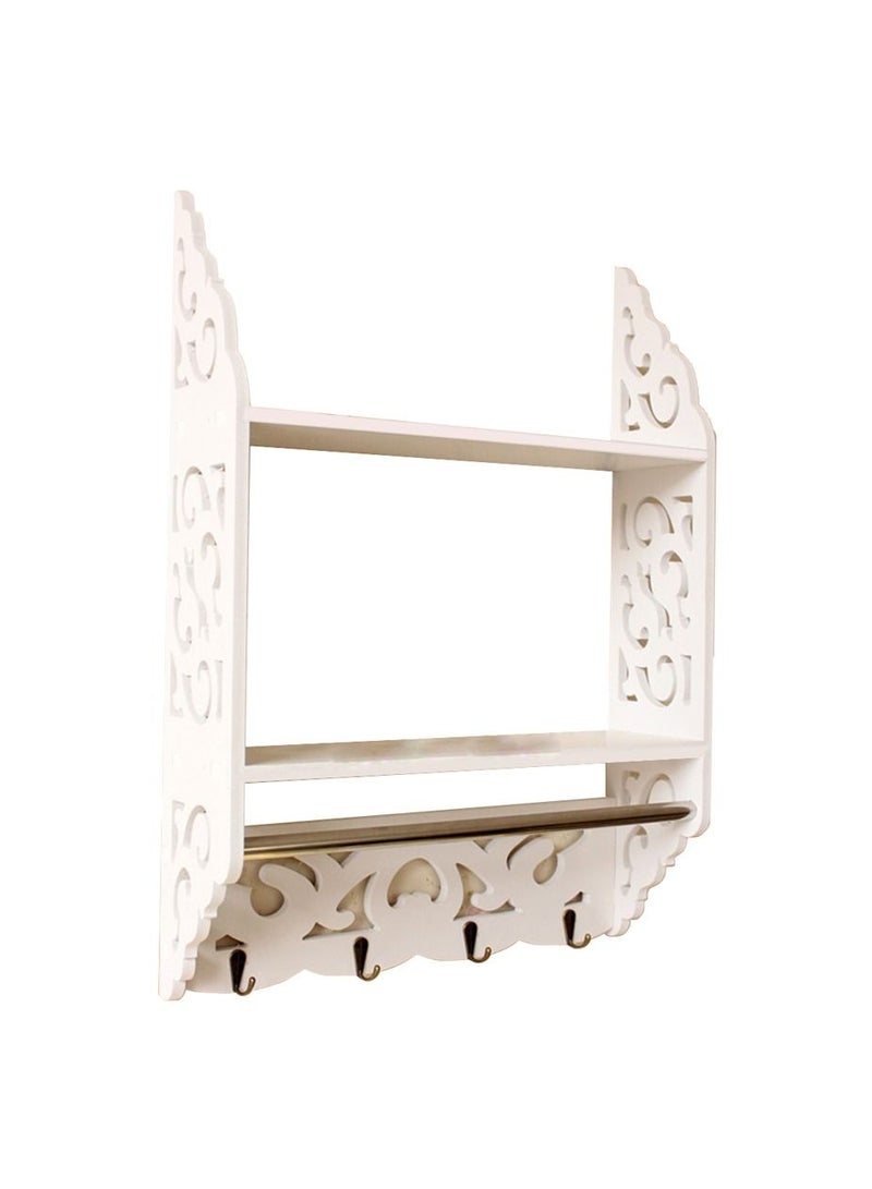 FFD Wall Shelf with Towel Holder 43x59.5x10  - Image 2