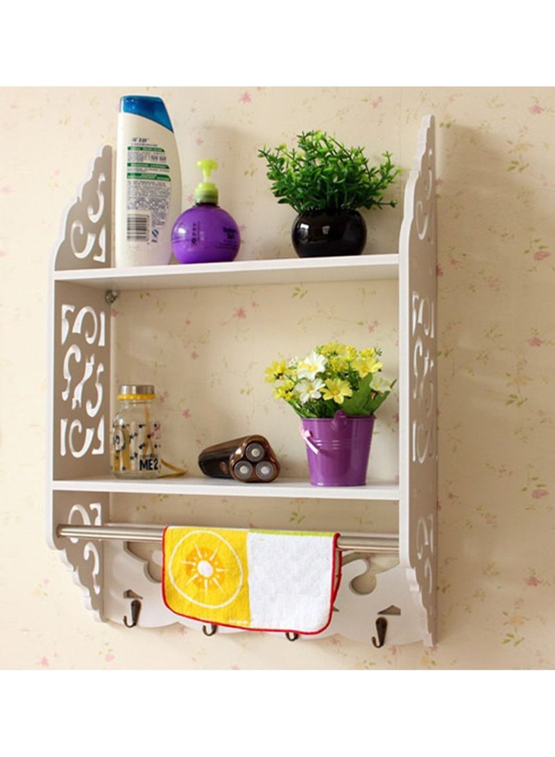 FFD Wall Shelf with Towel Holder 43x59.5x10  - Image 1