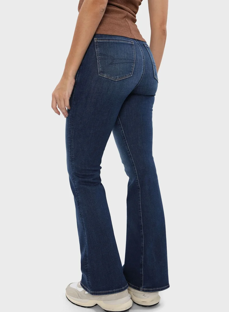 American Eagle Flared High Rise Jeans