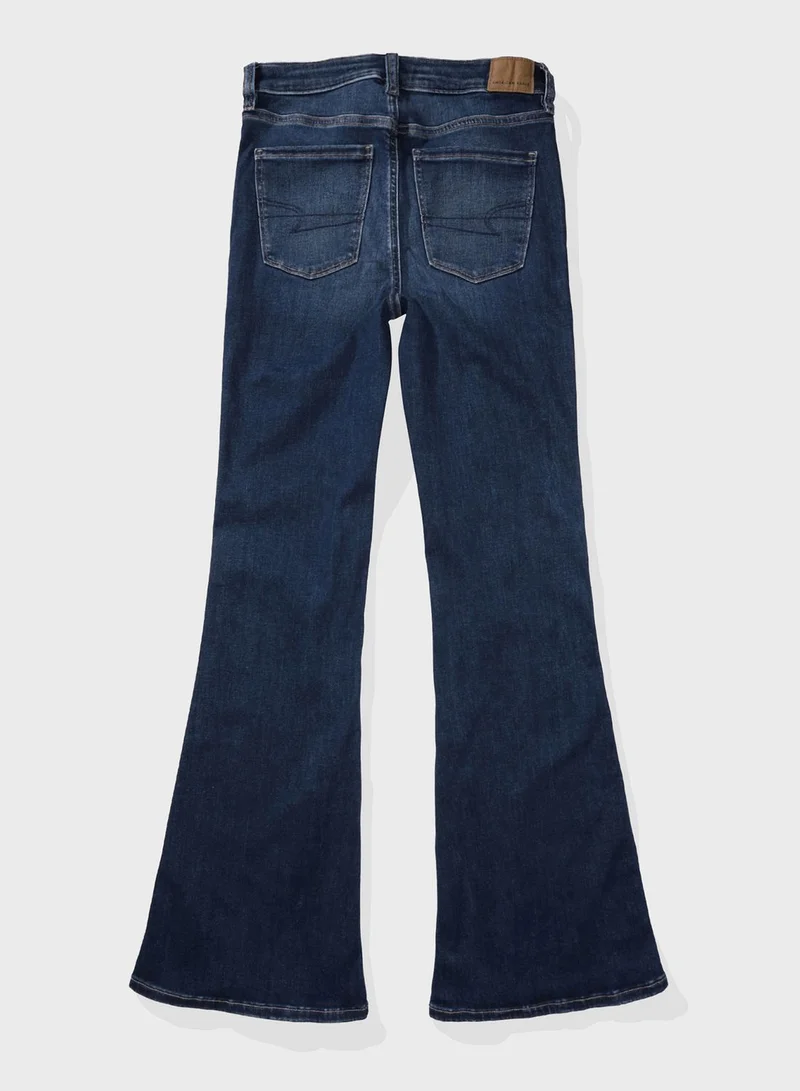 American Eagle Flared High Rise Jeans
