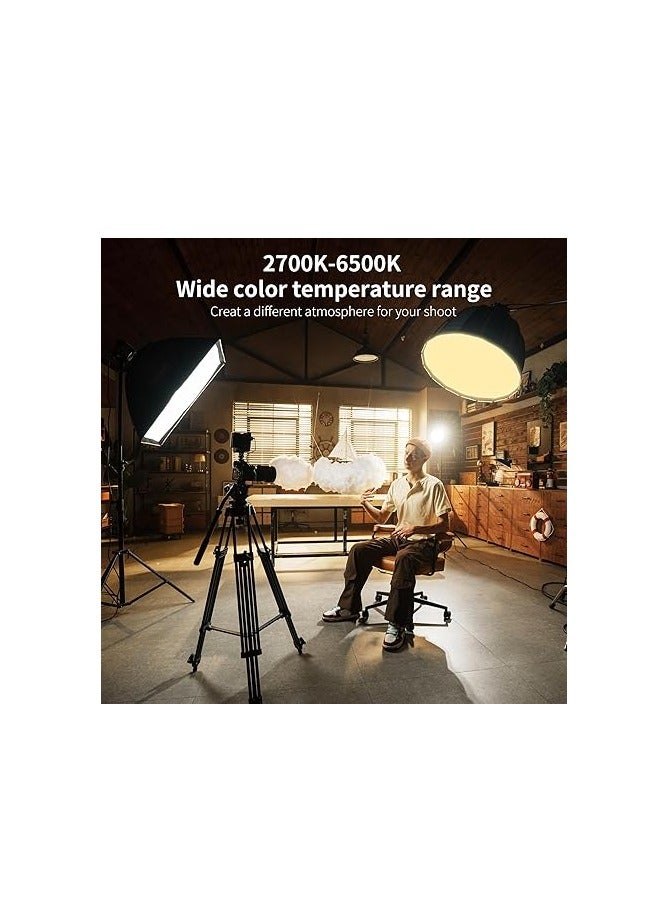 Zhiyun MOLUS B300 300W Bi‑Color COB LED Light – 2700–6500 K, CRI ≥95/TLCI ≥97, Bowens Mount, Onboard & App Control - Image 5