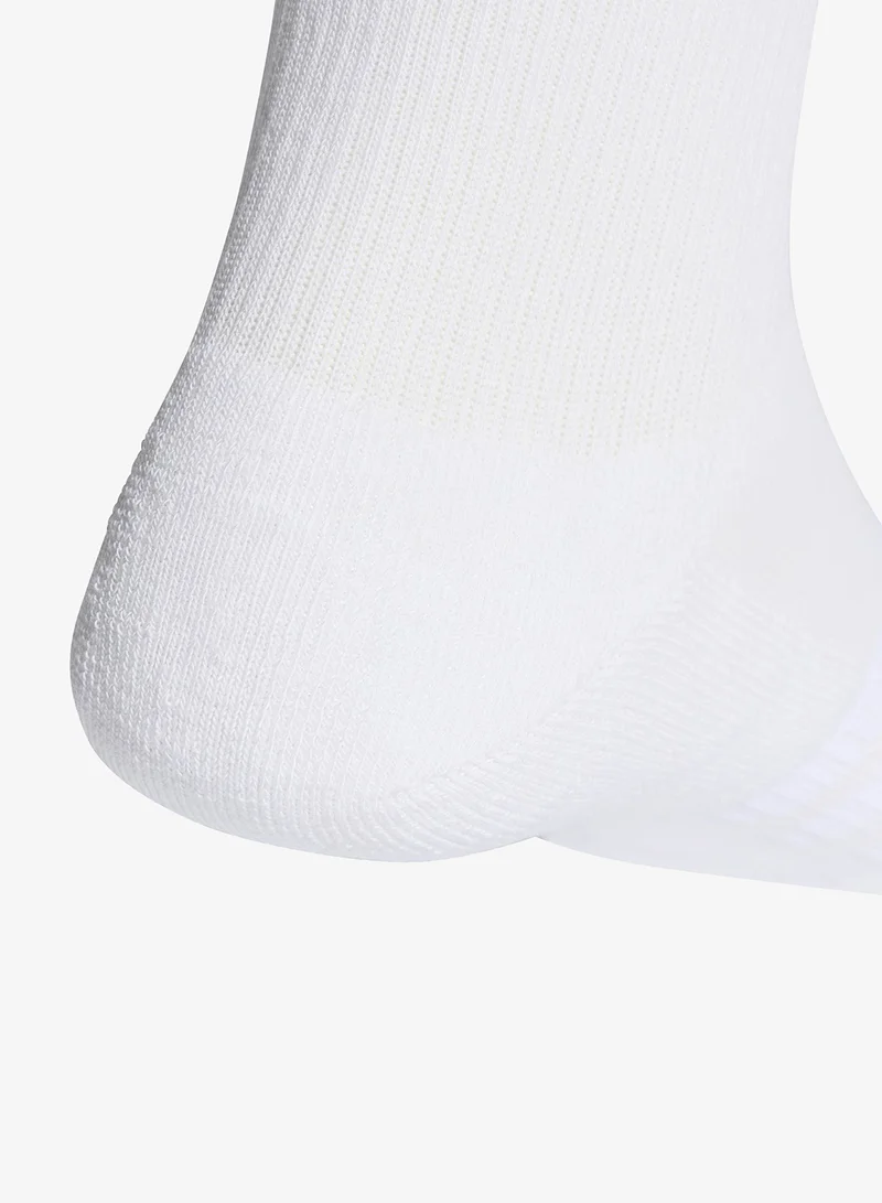 Adidas WHITE/LGREYH/MGREYH/D 6 Pack Cushioned Crew Socks  | Best Price UAE