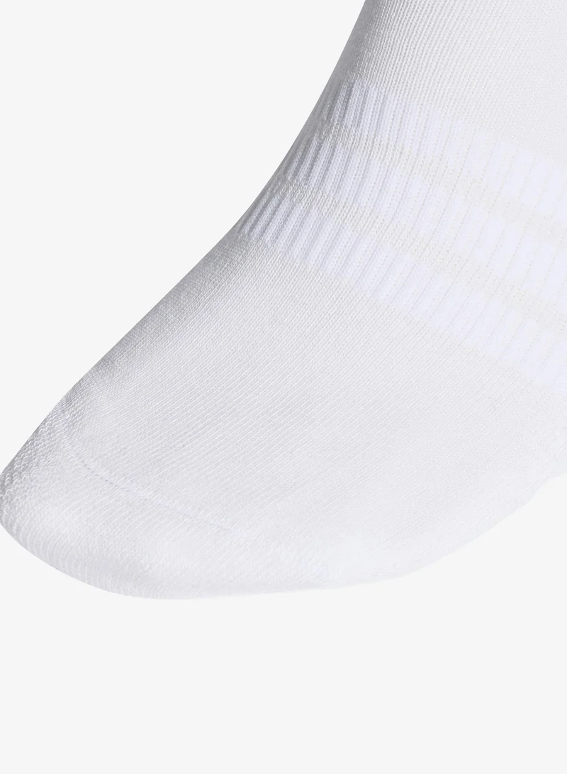 Adidas WHITE/LGREYH/MGREYH/D 6 Pack Cushioned Crew Socks  | Best Price UAE