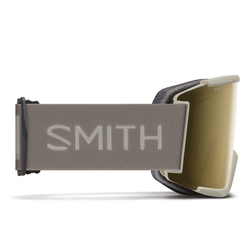 SMITH Squad XL Snow Goggles â€“ Adult Ski & Snowboarding Goggles with Distortion-Free Optics, Anti-Fog Performance & 100% UV Protection â€“ for Men & Women â€“ Chalk, ChromaPop Sun Black Gold Mirror - Image 2