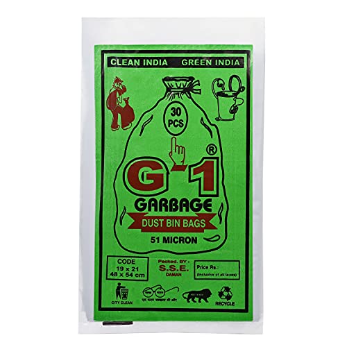 G1 G 1 Medium Disposable Garbage/Dustbin/Trash Bags and Covers For Home Kitchen Office Malls Hotels Hospitals | Bags for Wet and Dry Waste | 90 Pcs Blue and 90 pcs Green | 3 Packs Each | Total 6 Packs - Image 5