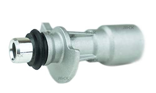 RKX Aluminum Oil Cooler to Water Pump Upgraded Metal Pipe Compatible with Jaguar Land Rover Range Rover 30L V6 50L V8 LR028136 C2Z18658 JLR L494 L405 - Image 1