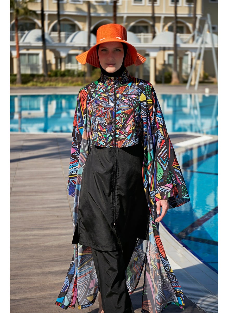 Remsa Mayo Remsa Swimsuit Hijab Swimsuit Single Kaftan Kimono Pareo RP020 Alina  - Image 4