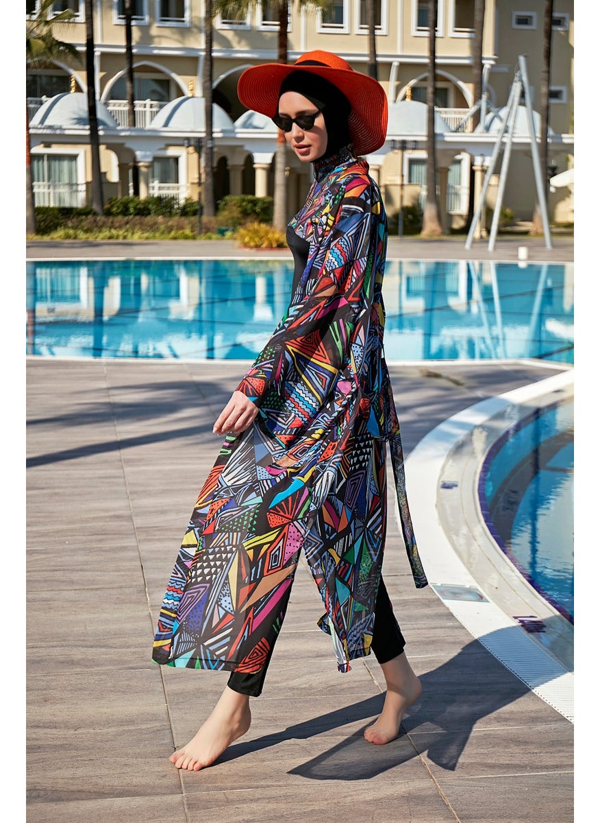 Remsa Mayo Remsa Swimsuit Hijab Swimsuit Single Kaftan Kimono Pareo RP020 Alina  - Image 5