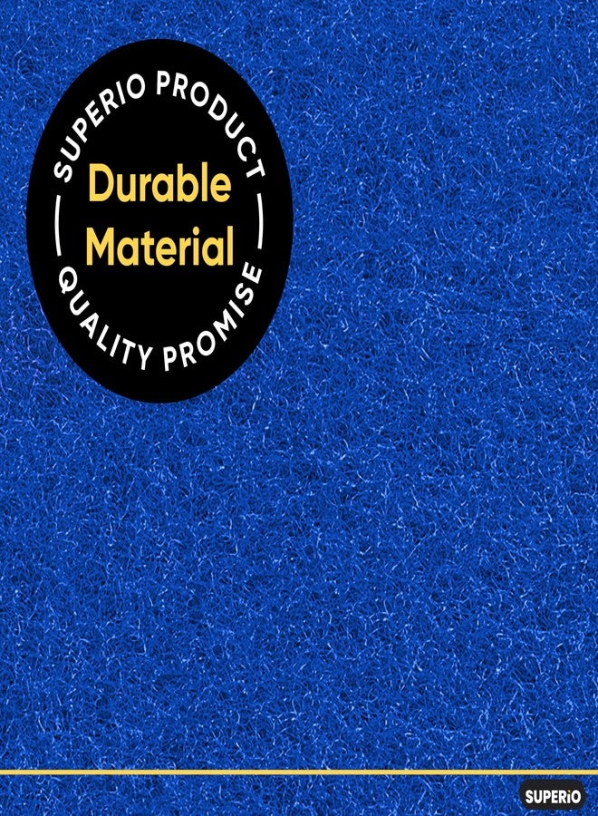 Superio Scouring Pad Non-Scratching Scrubber Non-Scratch Cleaning Scrub Pads Heavy Duty Scouring Pad Reusable Kitchen Scrubbing Pad Pack of 12 Blue, by Superio - Image 3