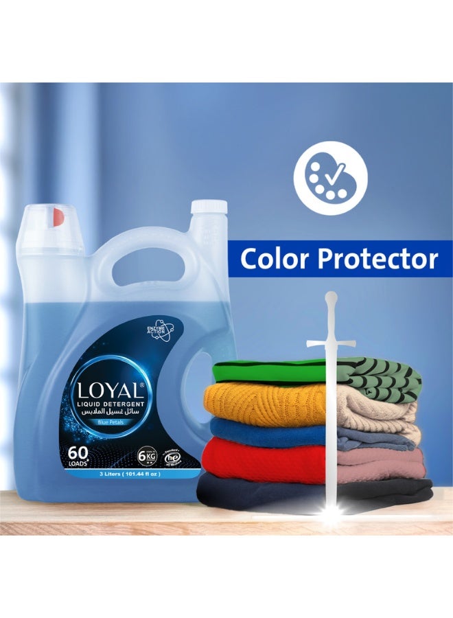 loyal Liquid Detergent With Enzyme Action Up to 60 Load - 3 Liters - Image 4