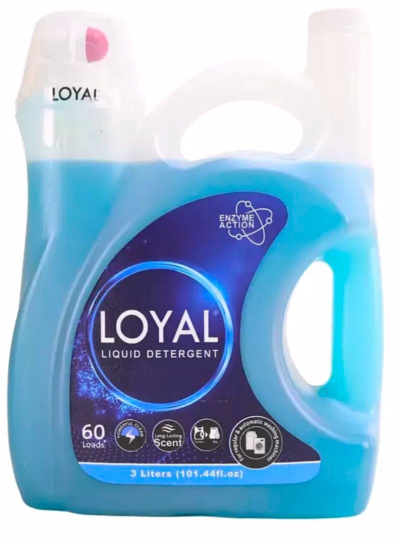 loyal Liquid Detergent With Enzyme Action Up to 60 Load - 3 Liters - Image 1