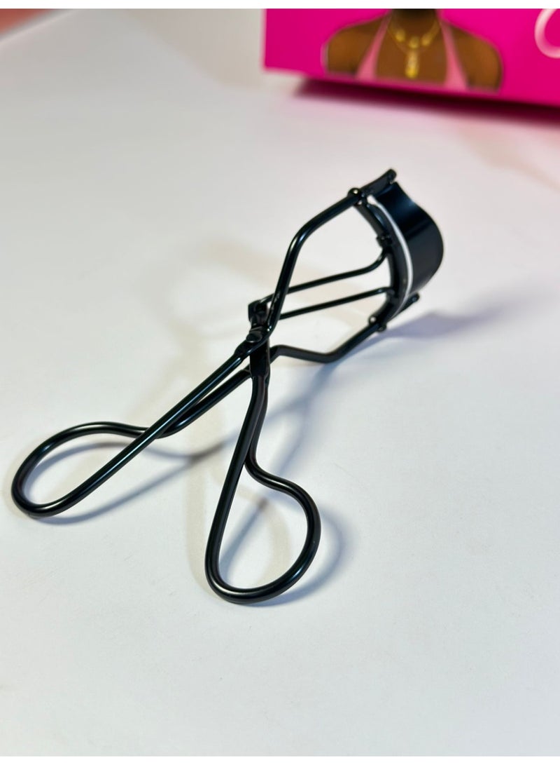 Eyelash Curler Professional Mini Lash Curler Magic Curl Stainless Steel  Black Eyelash Curler - Image 4