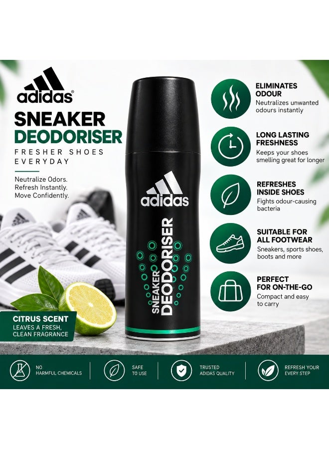 Adidas Sneaker and Shoe Deodorizer with Citrus Scent - Long Lasting Odor Eliminator - Image 3