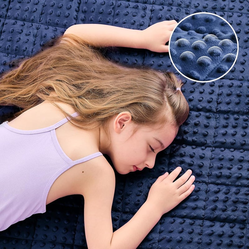 yescool Weighted Blanket Kids 5 Pounds, Kids Christmas Blanket Gifts for Boys Girls, Small Weighted Throw Blankets Washable Heavy Blankets, Winter Weighted Comforter for 5 6 7 8 9 Year Old, 36 * 48in - Image 3