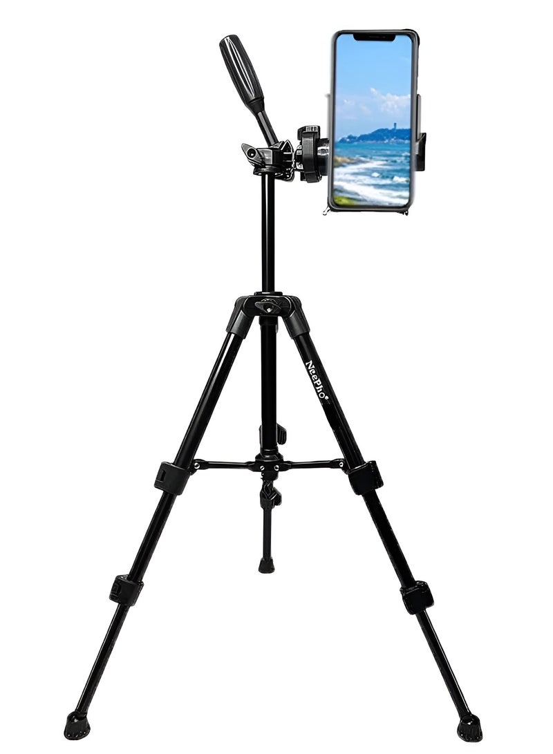 Neepho NP-3180 Professional Tripod, Adjustable Clamp, Quick-Release Plate, 1360mm Height, Carrying Case Included - Image 2