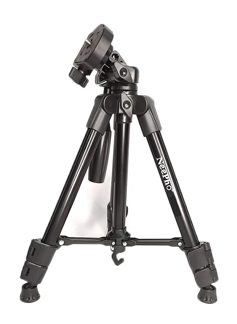 Neepho NP-3180 Professional Tripod, Adjustable Clamp, Quick-Release Plate, 1360mm Height, Carrying Case Included - Image 4