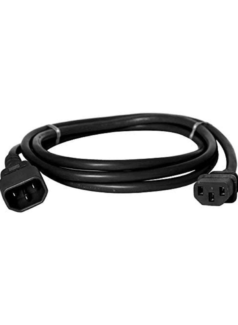 إينت Enet C13 (أنثى) إلى C14 (ذكر) سلك تمديد كهرباء - 3M - Image 2