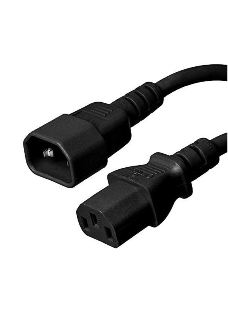 إينت Enet C13 (أنثى) إلى C14 (ذكر) سلك تمديد كهرباء - 3M - Image 1