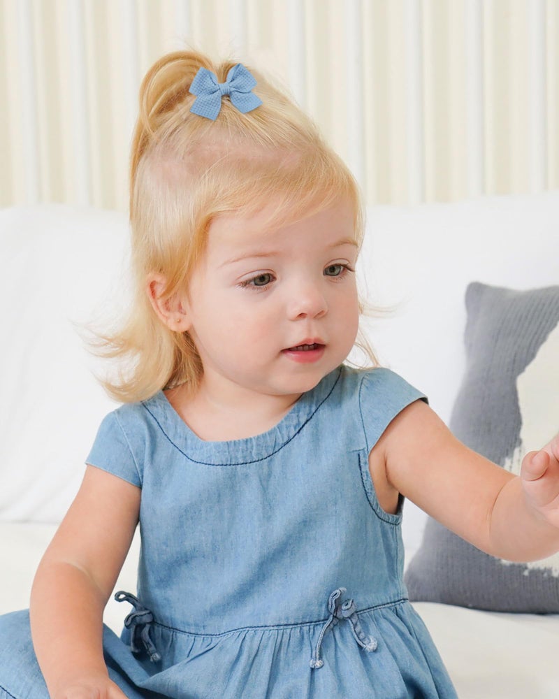 Jollybows 20pcs Baby Hair Clips Girls Bows 2" Mini Alligator Clip Toddler Pigtail Bow Fine Hair Clip Light color - Image 4