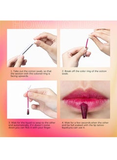 ibcccndc 3 Piece Tattoo Lipstick Lip Tint Non Stick Cup Lip Tint Discard After Use 02  - Image 5
