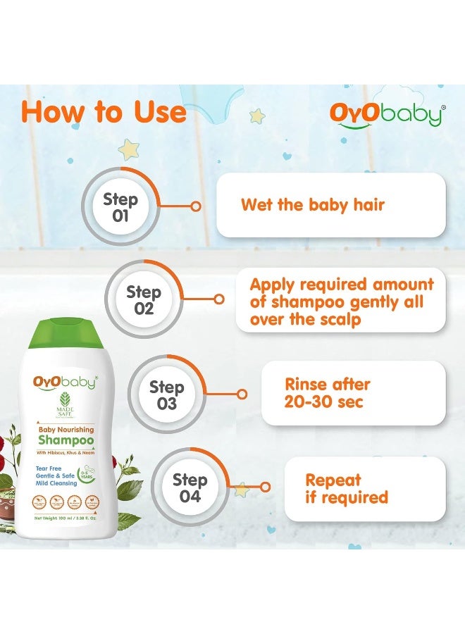 أيو بيبي مجموعة OYO BABY لمنتجات الأطفال حديثي الولادة 5 للعناية بالبشرة والشعر - Image 4