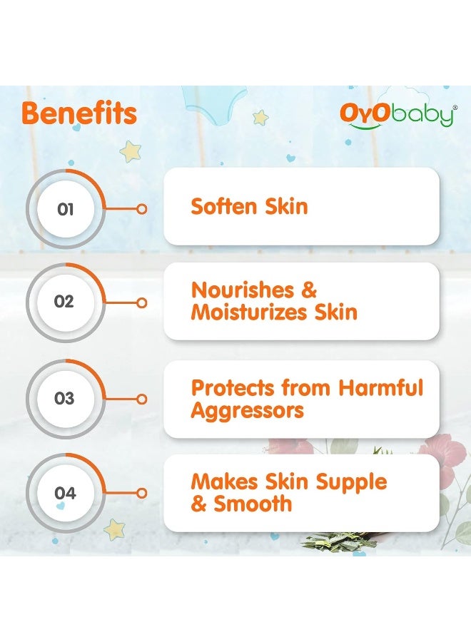 أيو بيبي مجموعة OYO BABY لمنتجات الأطفال حديثي الولادة 5 للعناية بالبشرة والشعر - Image 5