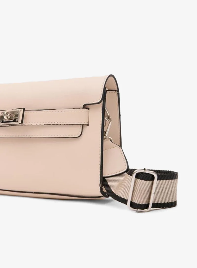 Shule Bags  Kelly Locked Clutch Bag Cream. for Women | Best Price UAE