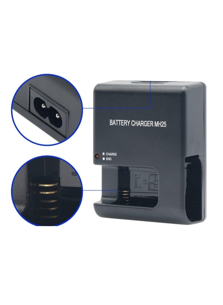 Oasisgalore MH-25 Cameras Battery Charger for Nikon EN-EL15 EN-EL15a EN-EL15b D500 D600 D610 D750 D780 D800 D800E D810 D810A D850 D7000 D7100 D7200 D7500 Coolpix Z5 Z6 Z6 II Z6 III Z7 Z7 II Z1 Z8 V1 1V1 SLR - Image 4
