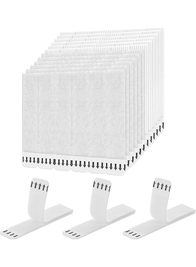 PROMASS promass 36 Pairs(72 Strips) Picture Hanging Strips, 93 x 19mm Removable Picture Mounting Adhesive Strips Large Hook Loop Mounting Tapes Damage Free Wall Fastener Tape for Frame Hanging  - Image 1