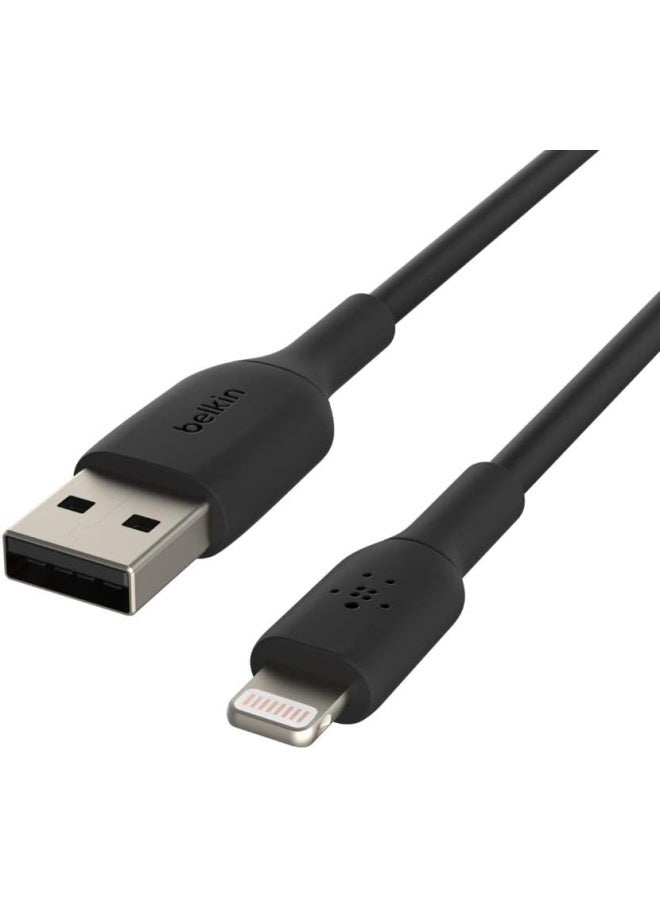 Belkin 1 Meter Cable PVC A to Lightning Black - Image 5